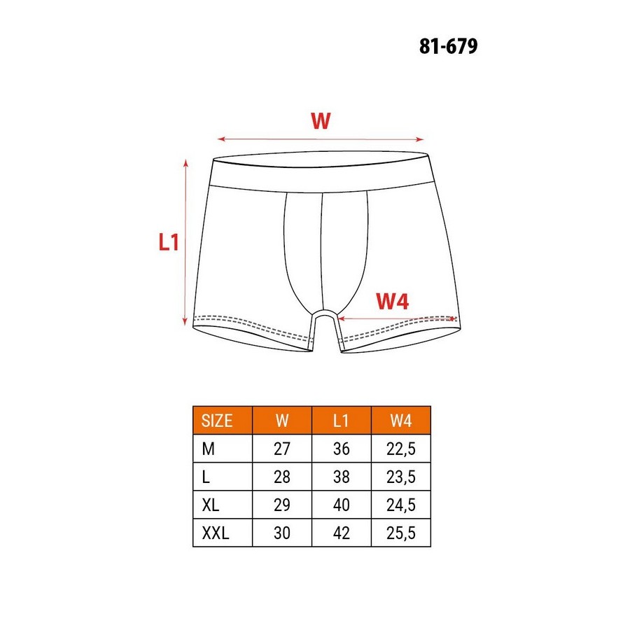 BOKSERKI BASIC 3-PACK ROZMIAR XL - 81-679-XL.