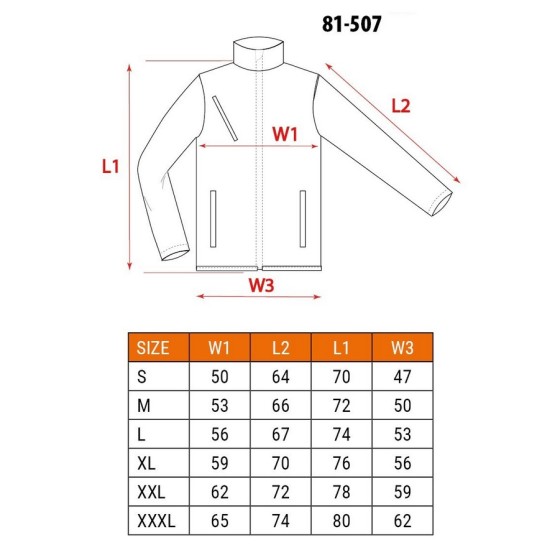 POLAR ROBOCZY PREMIUM CZARNY WZMOCNIENIA Z CORDURY ROZ.L - 81-507-L.