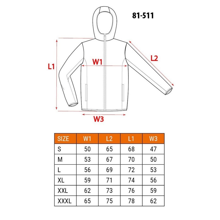 BLUZA ROBOCZA PREMIUM DWUWARSTWOWA ROZMIAR L - 81-511-L.