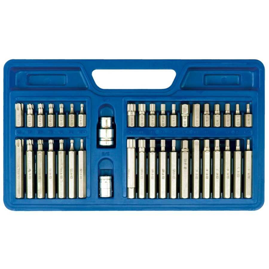 KOŃCÓWKI 40 CZĘŚCI /IMB.TORX.SPLINE/PL 